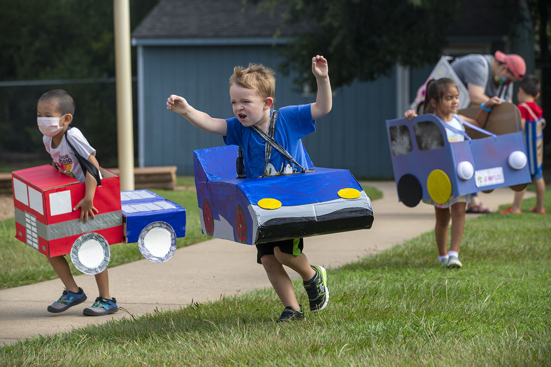 Preschool box car race
